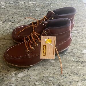 Men’s Hy-test made in USA leather steel toe work boots